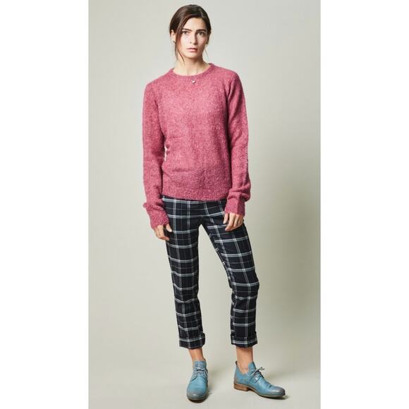 Simon Miller Tatum Mohair Blend Sweater in Ruby Pink - Picture 2 of 14